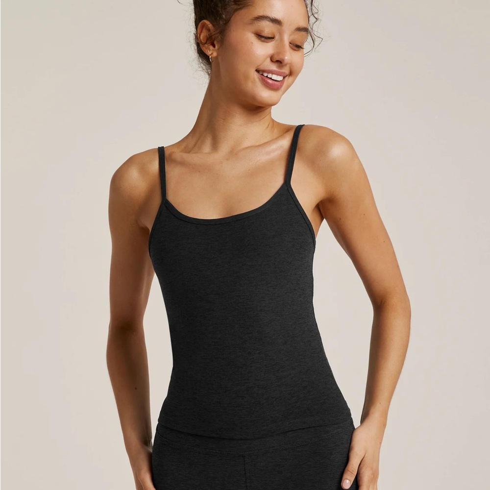 Beyond Yoga Space Dye Black Tank Top